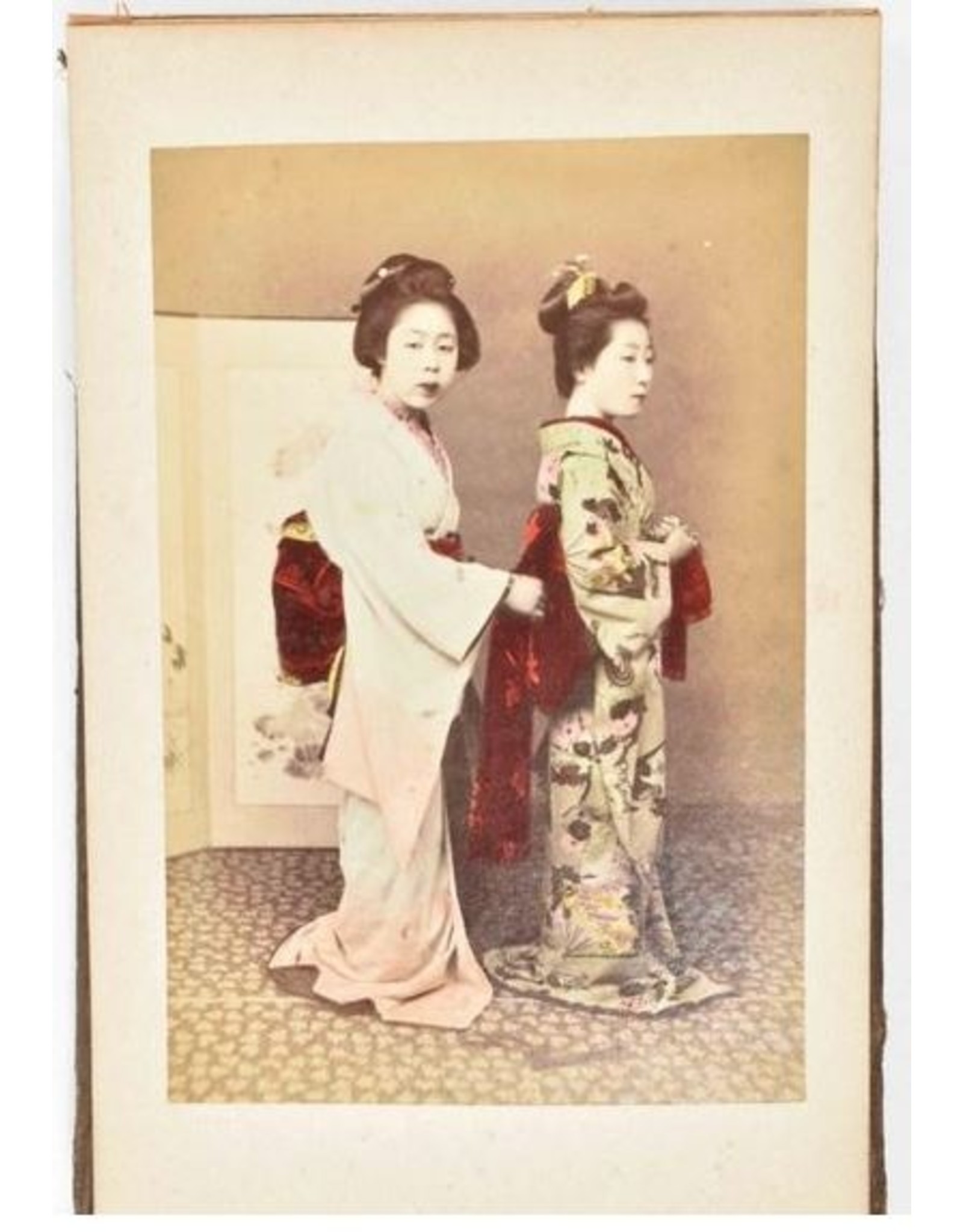 [Oriental curio] - [Album with 24 hand-colored albumen photos]