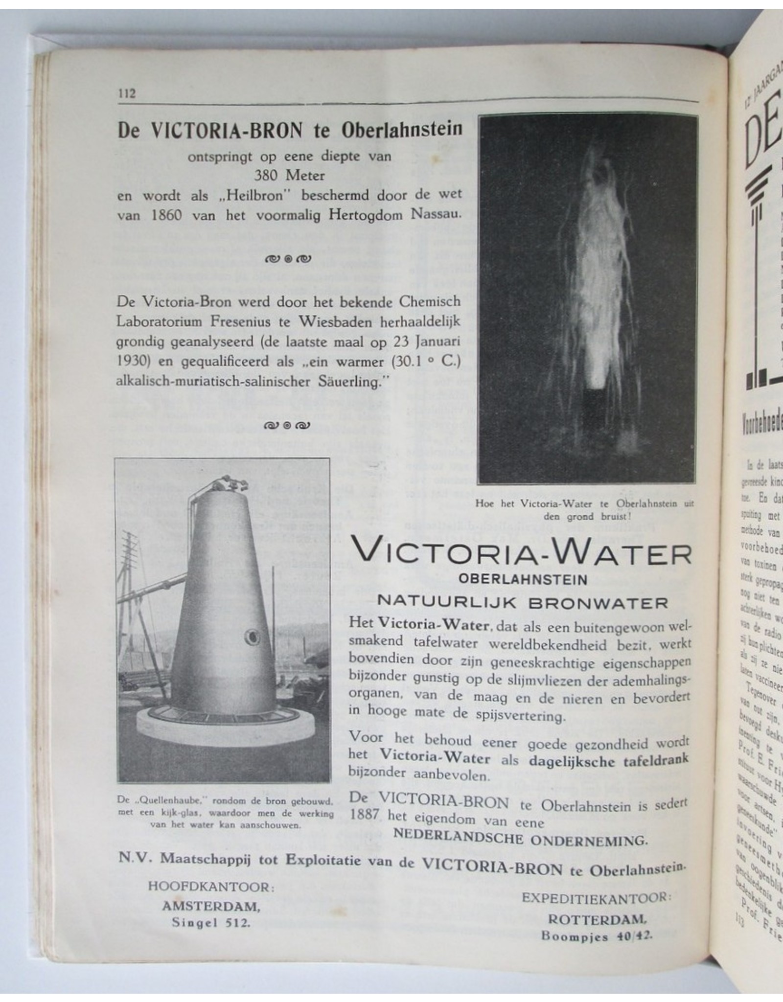 Dr. Med. J. Voorhoeve - De Dokter in Huis. Populair Tijdschrift voor de Volksgezondheid. Twaalfde jaargang (1931)