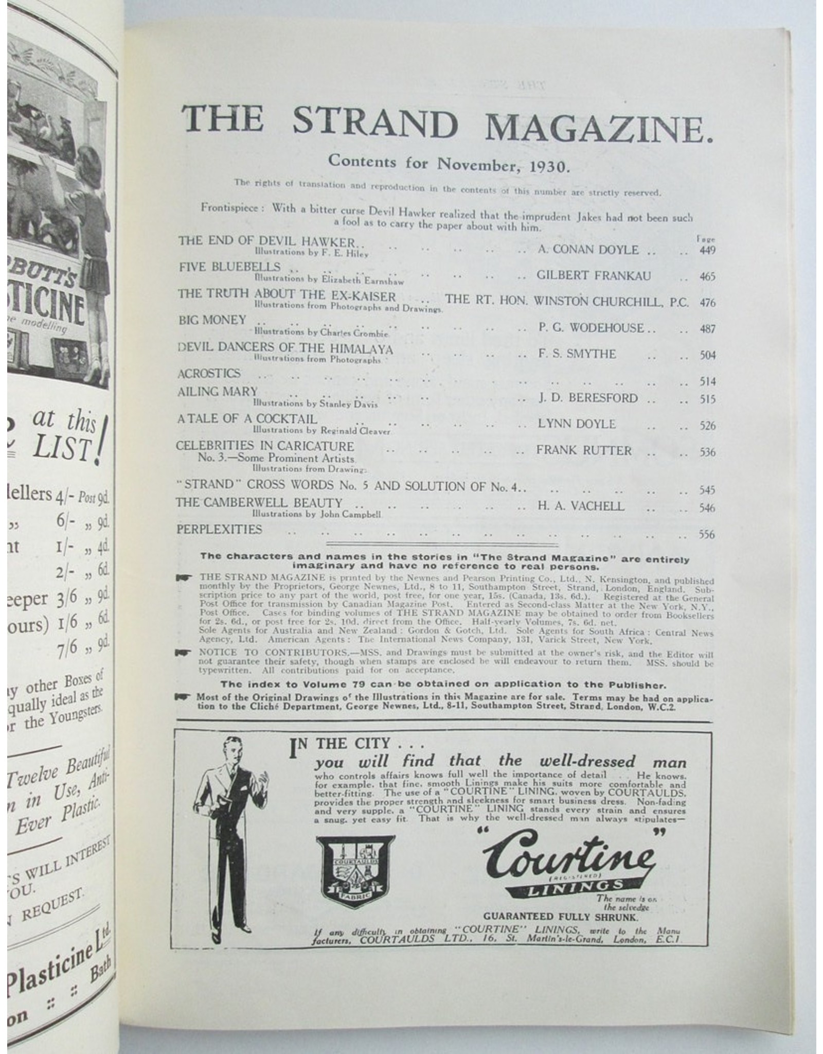 A. Conan Doyle - The End of Devil Hawker [in: The Strand Magazine Vol. LXXX [80], No 479: 1930]
