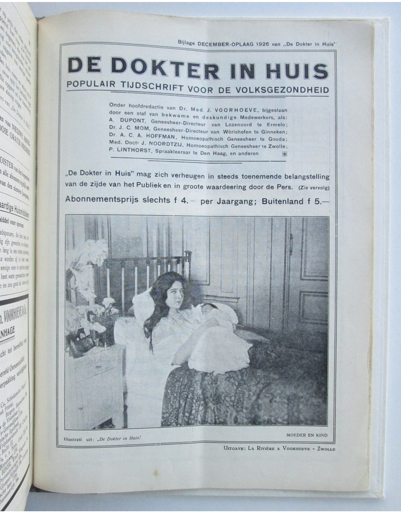 Dr. Med. J. Voorhoeve [ed.] - De Dokter in Huis. Populair Tijdschrift voor de Volksgezondheid. Zevende jaargang (1926)