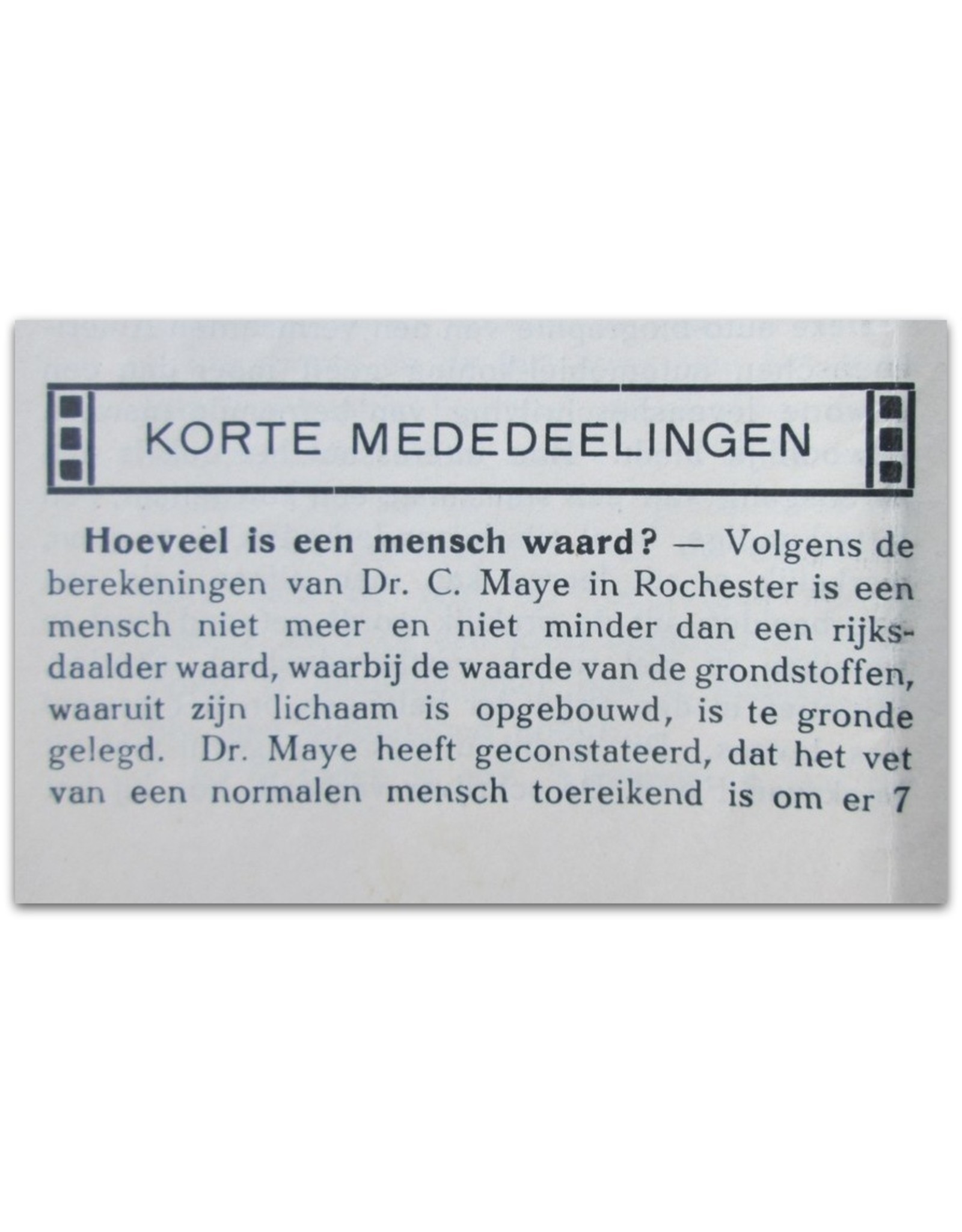 Dr. Med. J. Voorhoeve [ed.] - De Dokter in Huis. Populair Tijdschrift voor de Volksgezondheid. Zesde jaargang (1925)