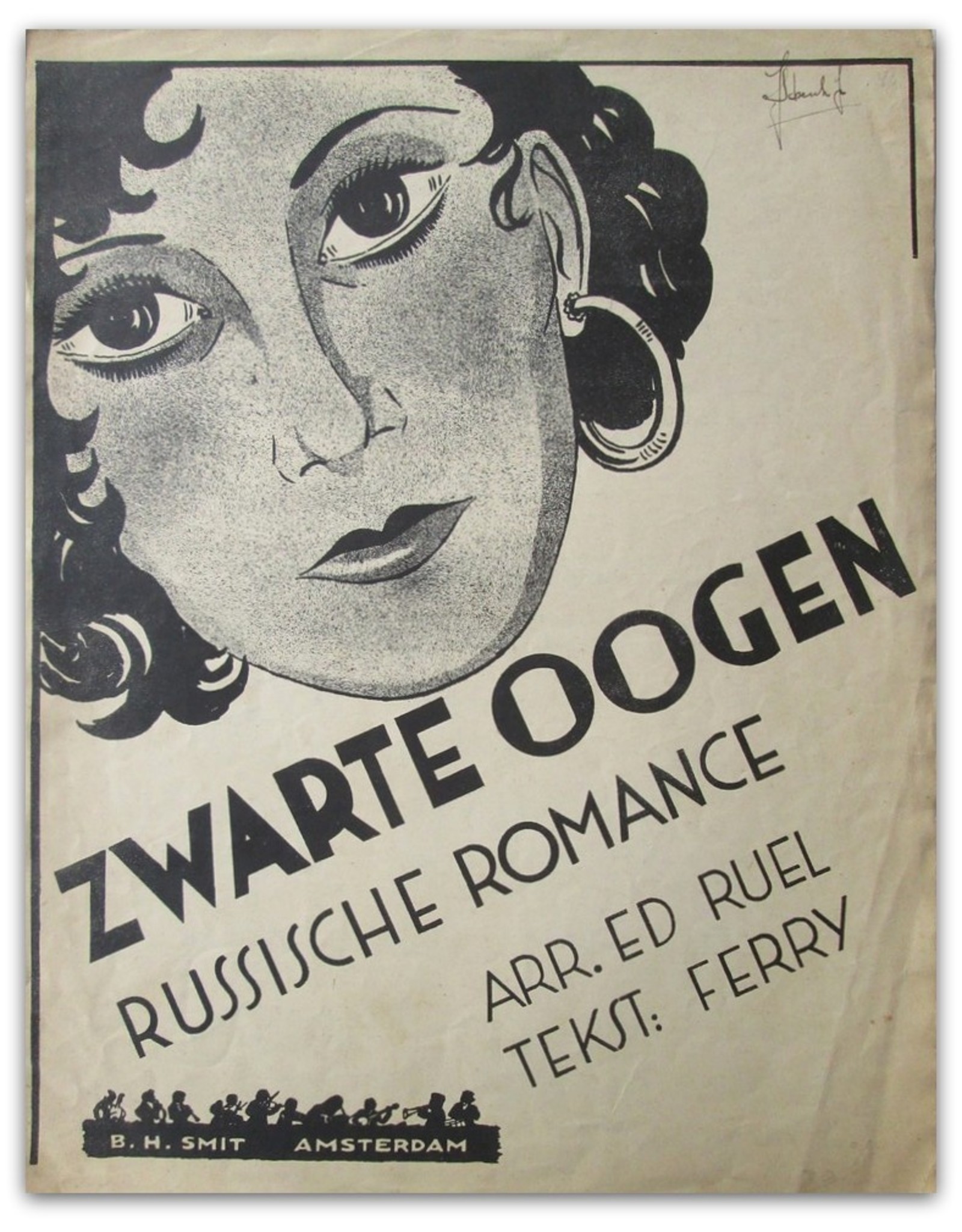 Ed Ruel - Zwarte Oogen. Russische Romance