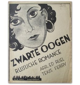 Ed Ruel - Zwarte Oogen. Russische Romance 1926