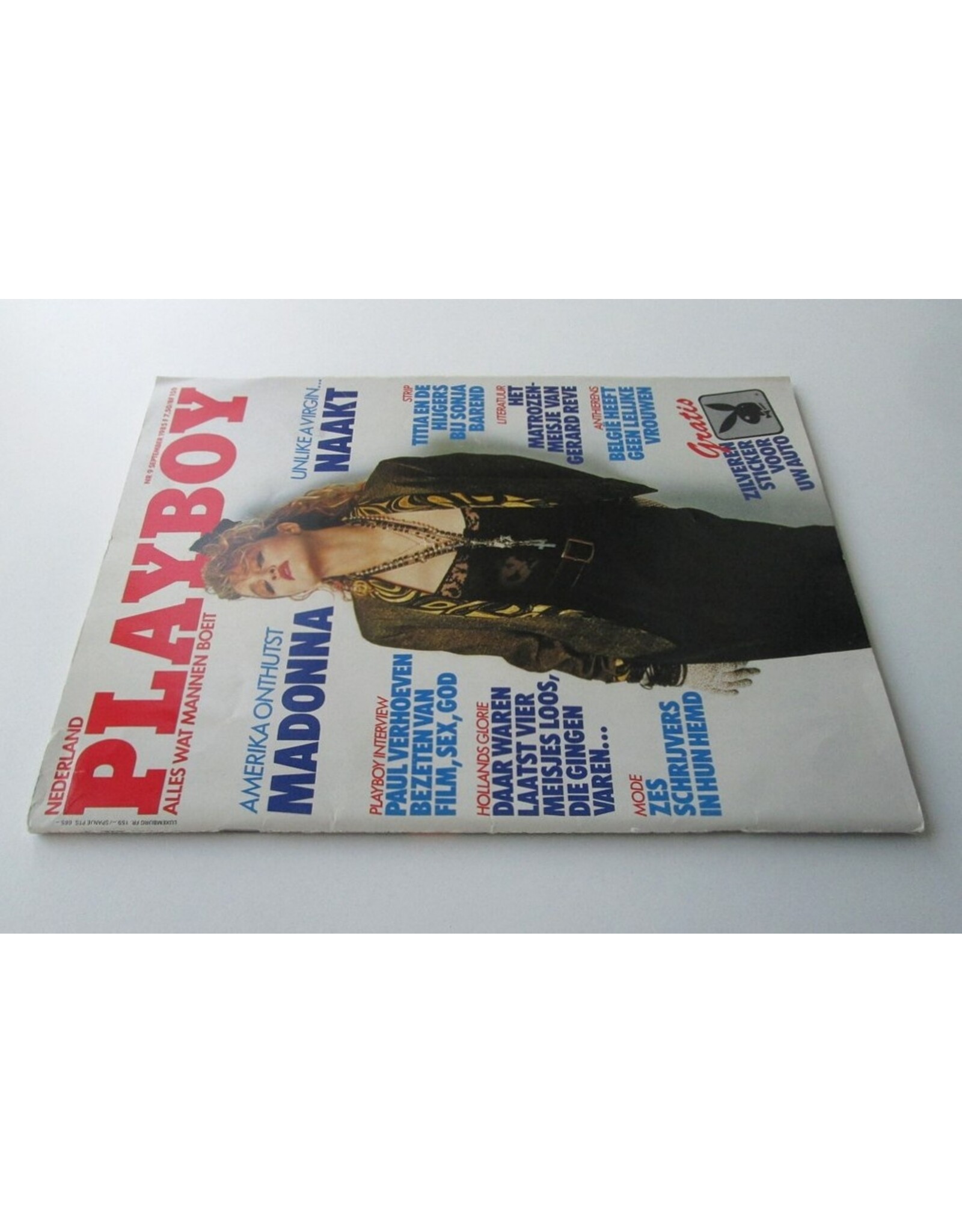 Jan Heemskerk [ed.] -  Playboy Nr. 9: September. Unlike a virgin... Madonna Naakt