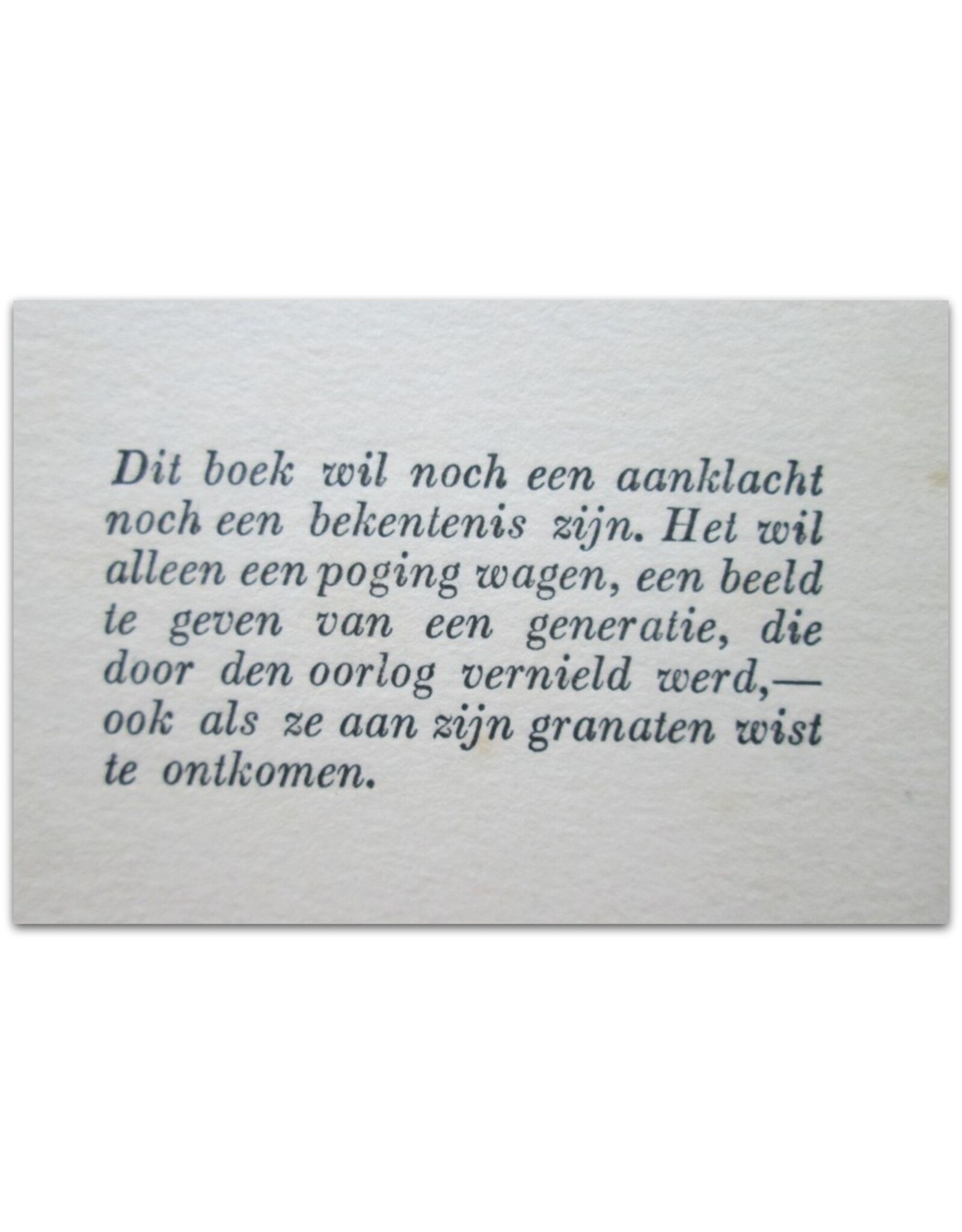 Erich Maria Remarque - Van het westelijk front geen nieuws. Geautoriseerde vertaling door Annie Salomons