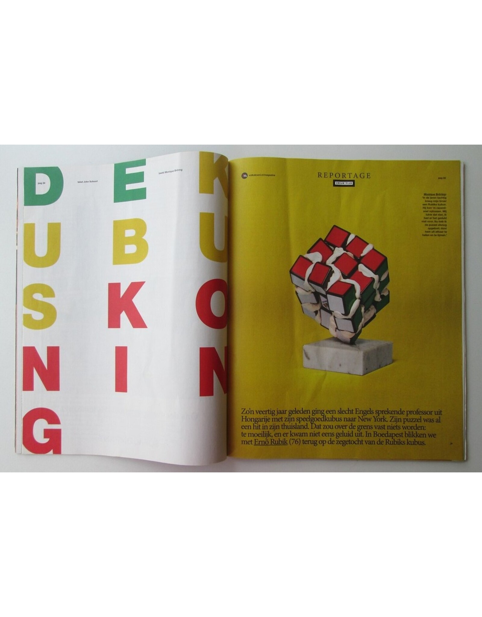 John Schoorl - Volkskrant Magazine 993: [Interview met Ernö Rubik]