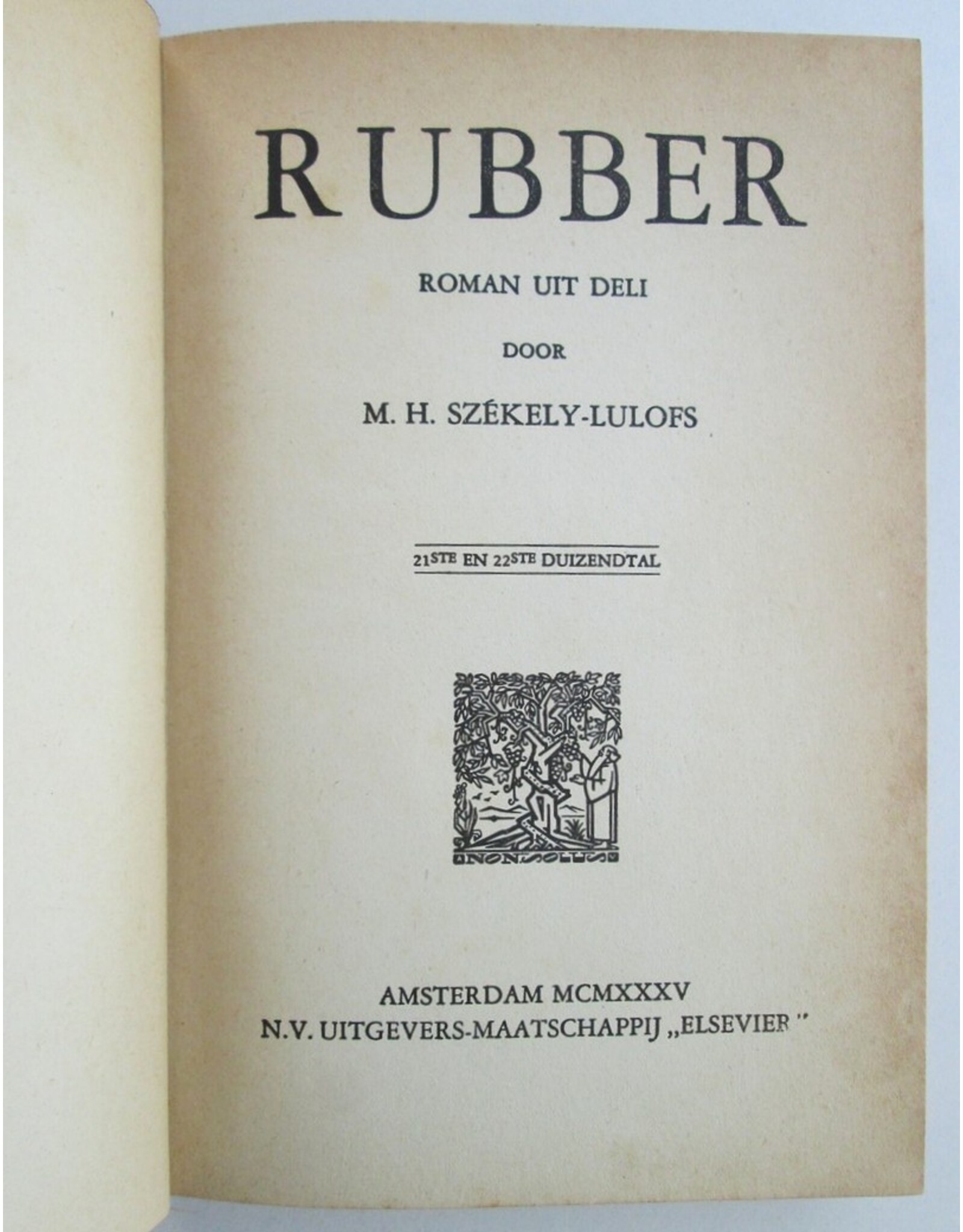 M.H. Székely-Lulofs - Rubber