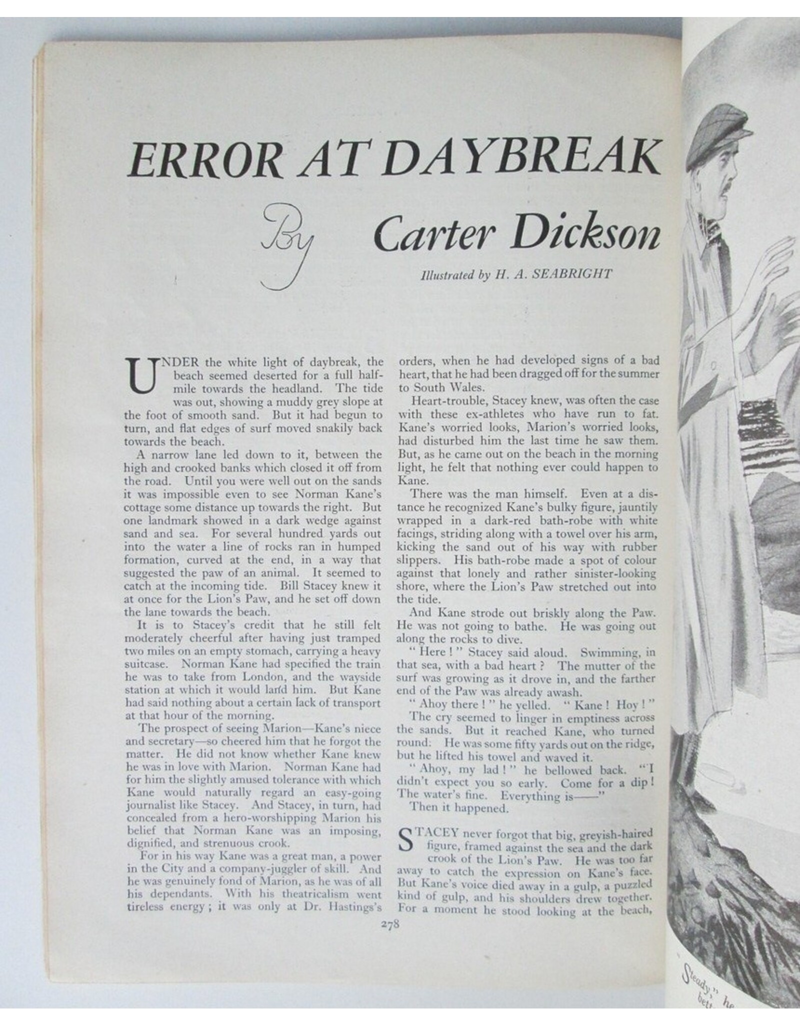 Carter Dickson - Error at Daybreak [in: The Strand Magazine Vol. XCV [95], No 571: July 1938]