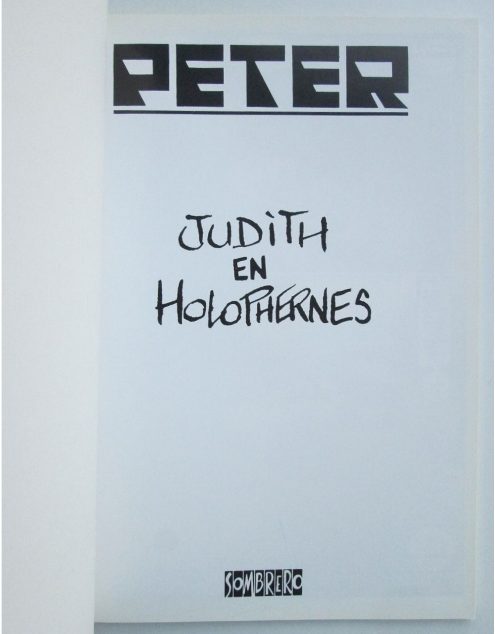 Peter - Judith en Holo