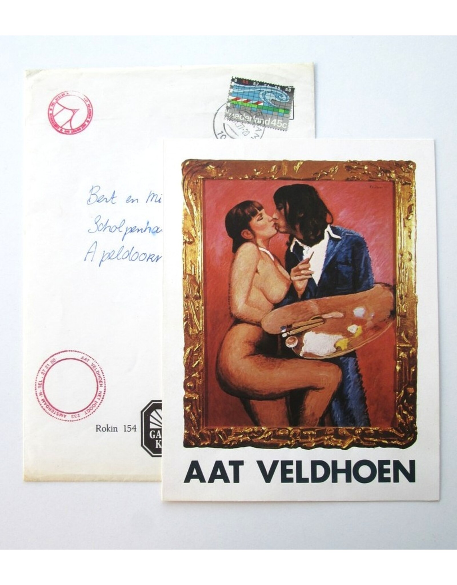 Simon Vinkenoog & Johnny van Doorn - Aat Veldhoen [Invitation]