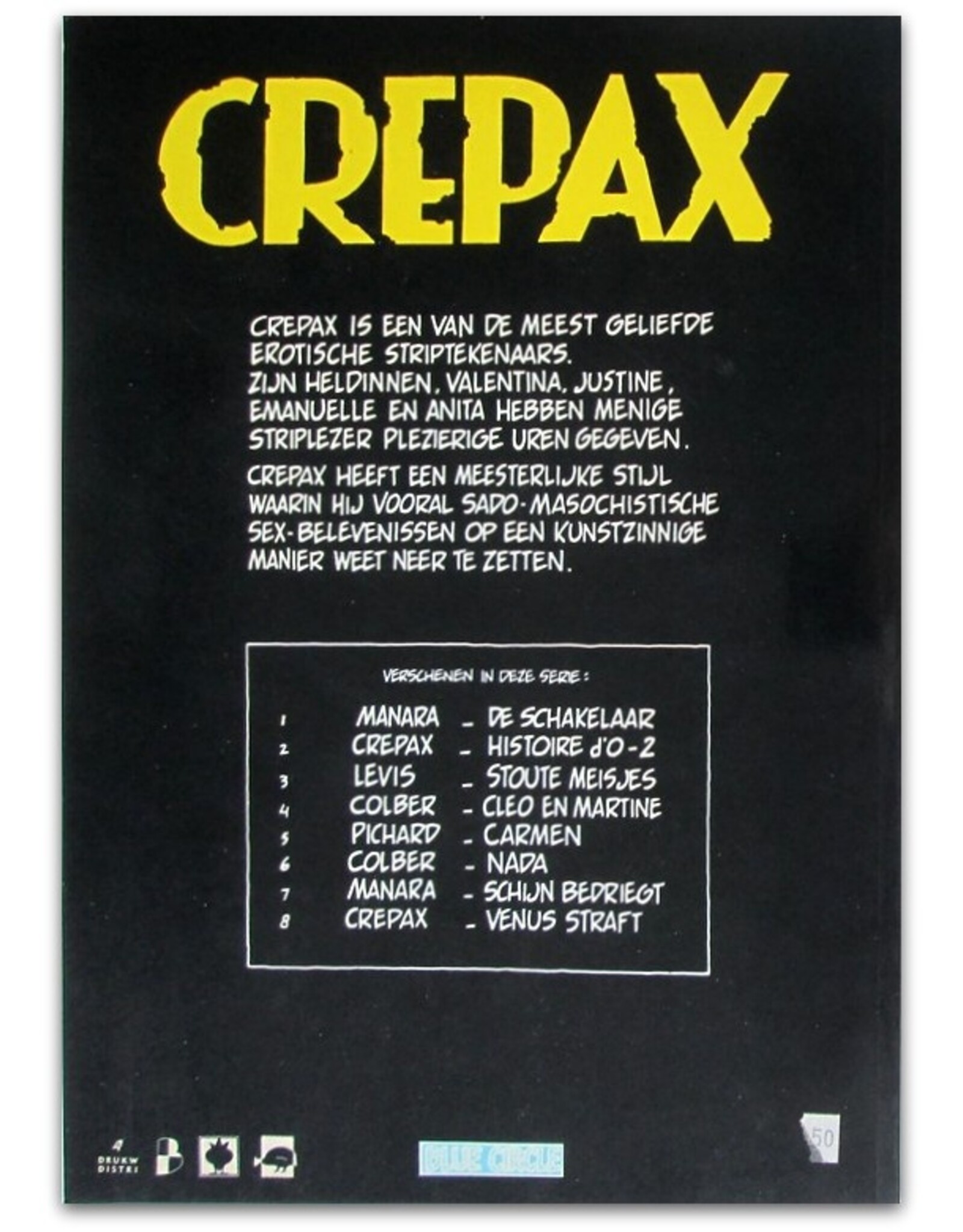 Guido Crepax - Venus straft. Tekst L.M. Masoch