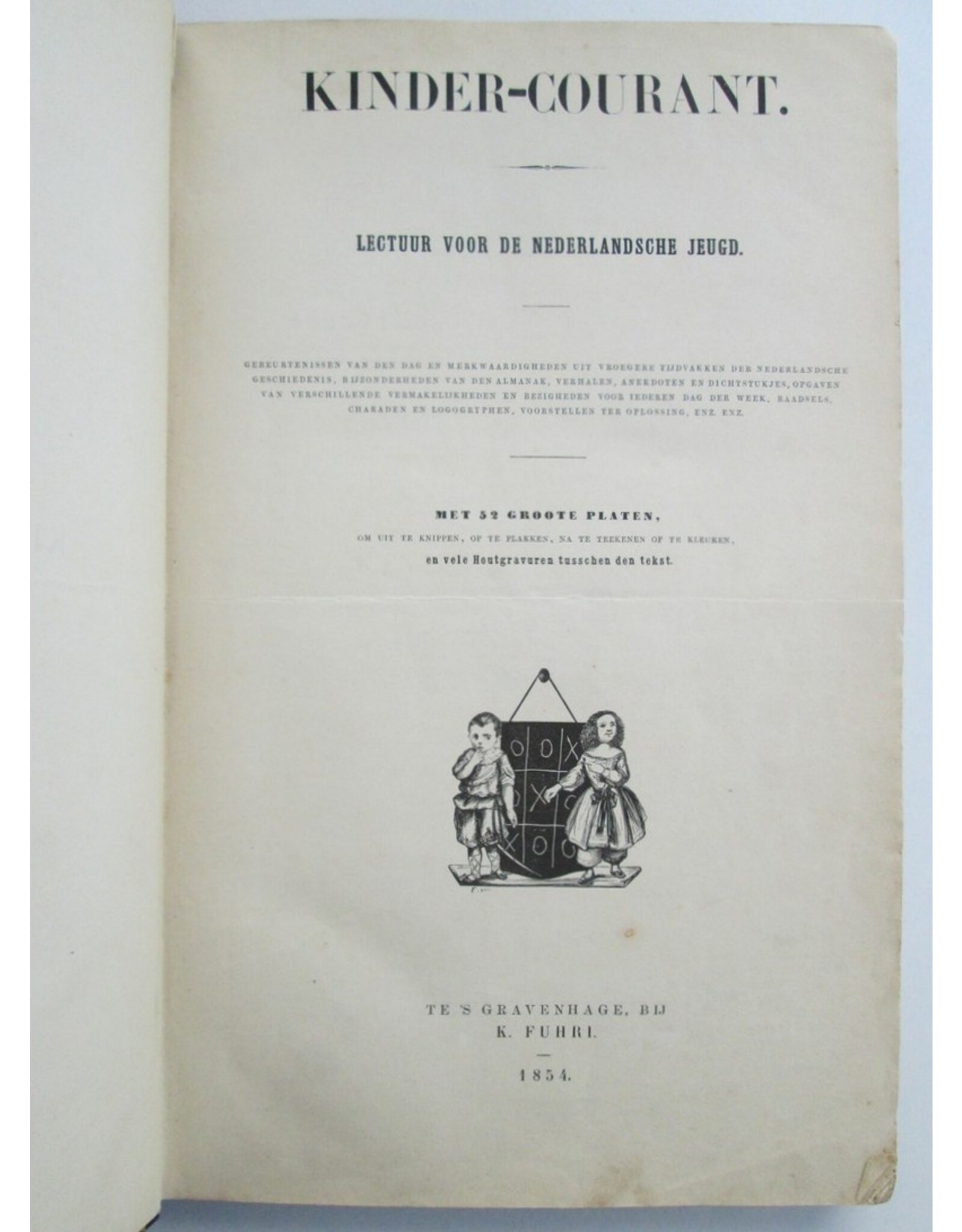 [J. van Weerden, red.] - Kinder-Courant 1854: Lectuur voor de Nederlandsche Jeugd