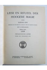 Eliphas Levi - Leer en Ritueel der Hoogere Magie. Tweede zeer vermeerderde druk