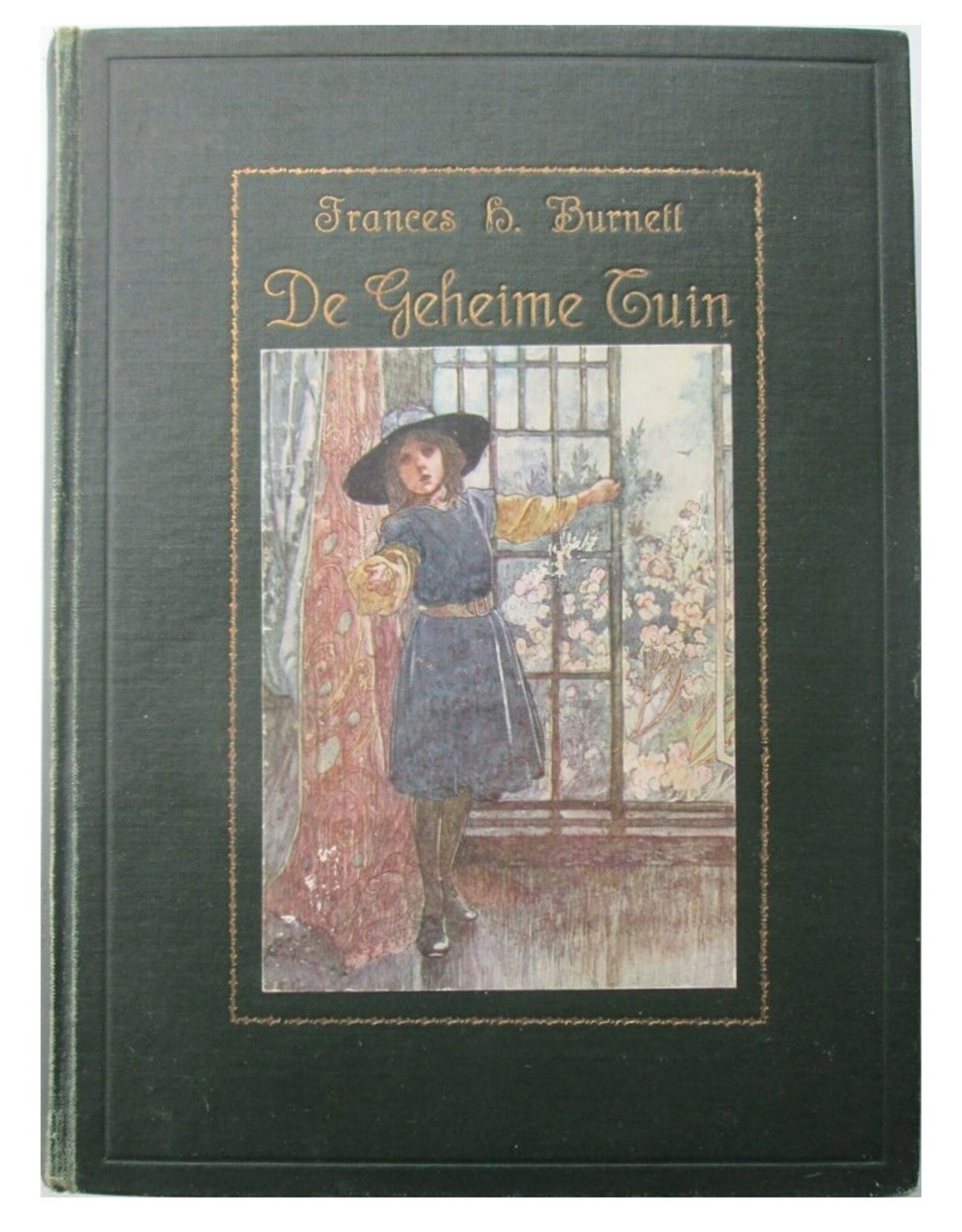 Frances H. Burnett - De Geheime Tuin. Geauthoriseerde Vertaling van G.W. Elberts. Met acht illustraties in kleurendruk. Derde druk