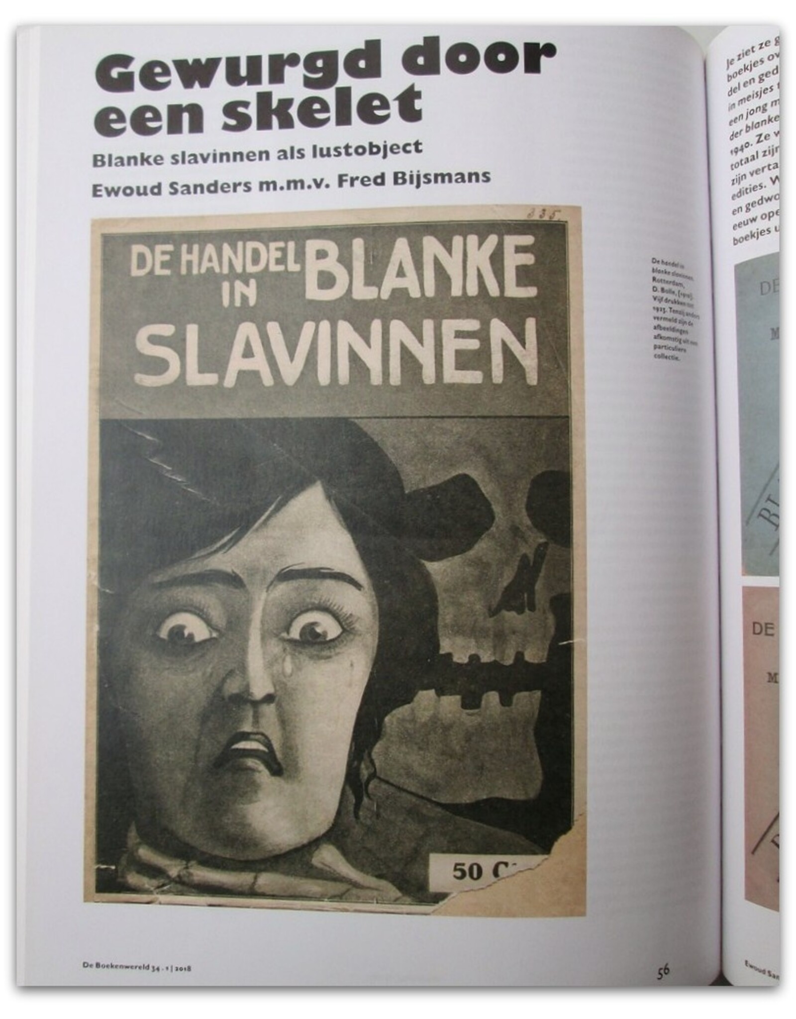 Fred Bijsmans - Bibliografie van de Blanke Slavin 1885-1937 [in: De Boekenwereld Jrg. 34 Nr. 1]