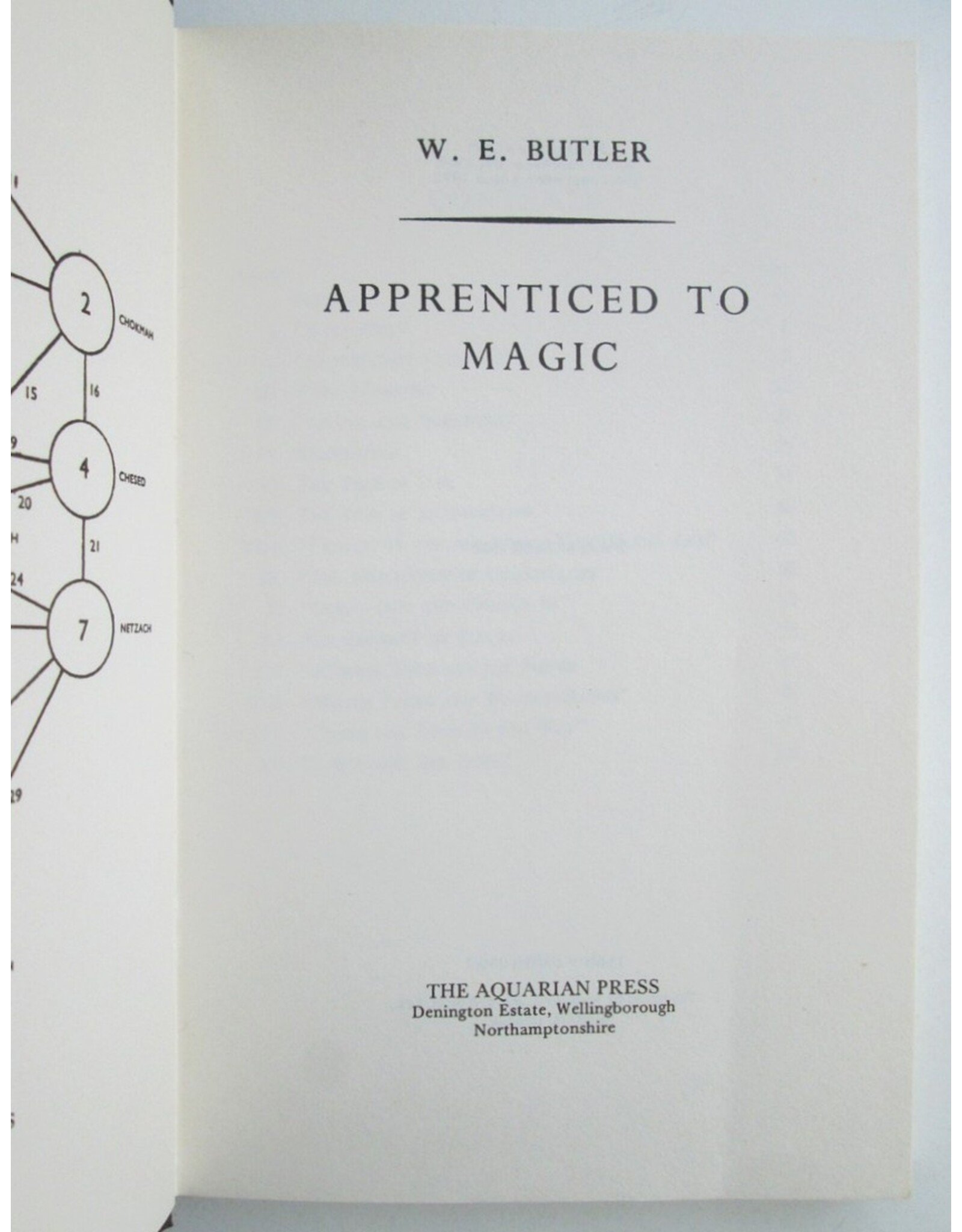 W.E. Butler - Apprenticed to Magic