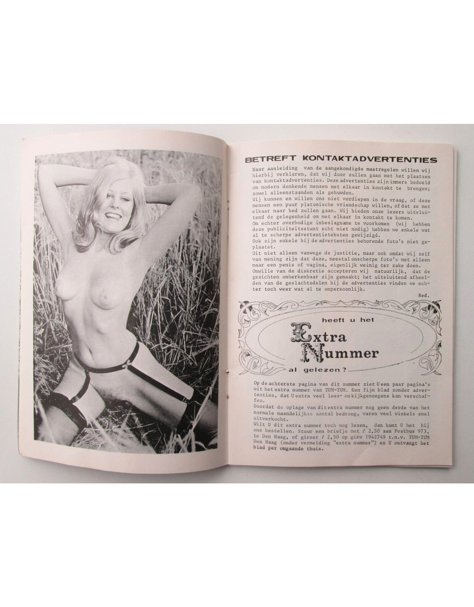 Bert Visser [ed.] - Tum-Tum 3e jaargang Nr. 1 [Sexy Maandblad Nr. 25]