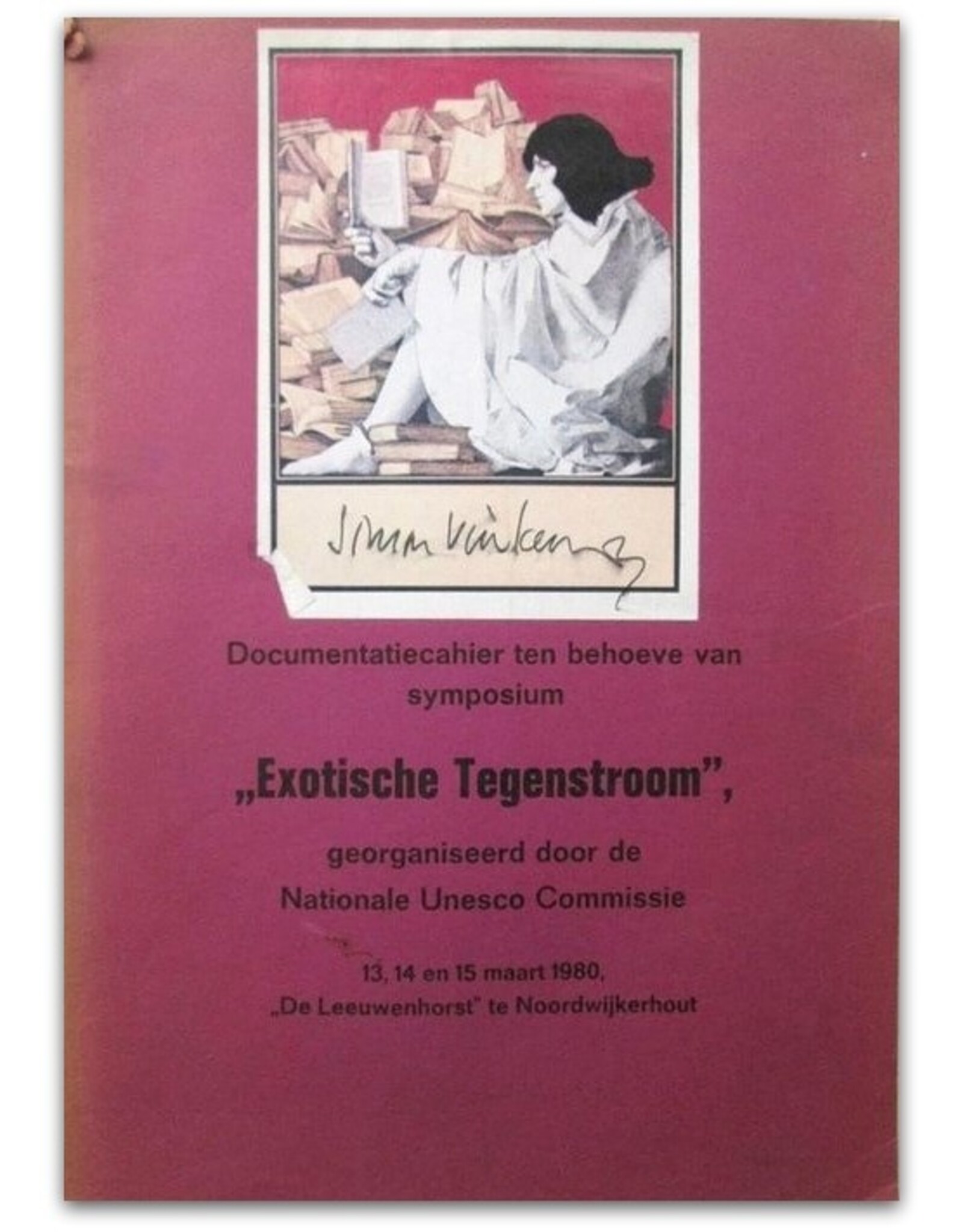 Simon Vinkenoog - Documentatiecahier ten behoeve van symposium "Exotische Tegenstroom". Georganiseerd door de nationale UNESCO commissie