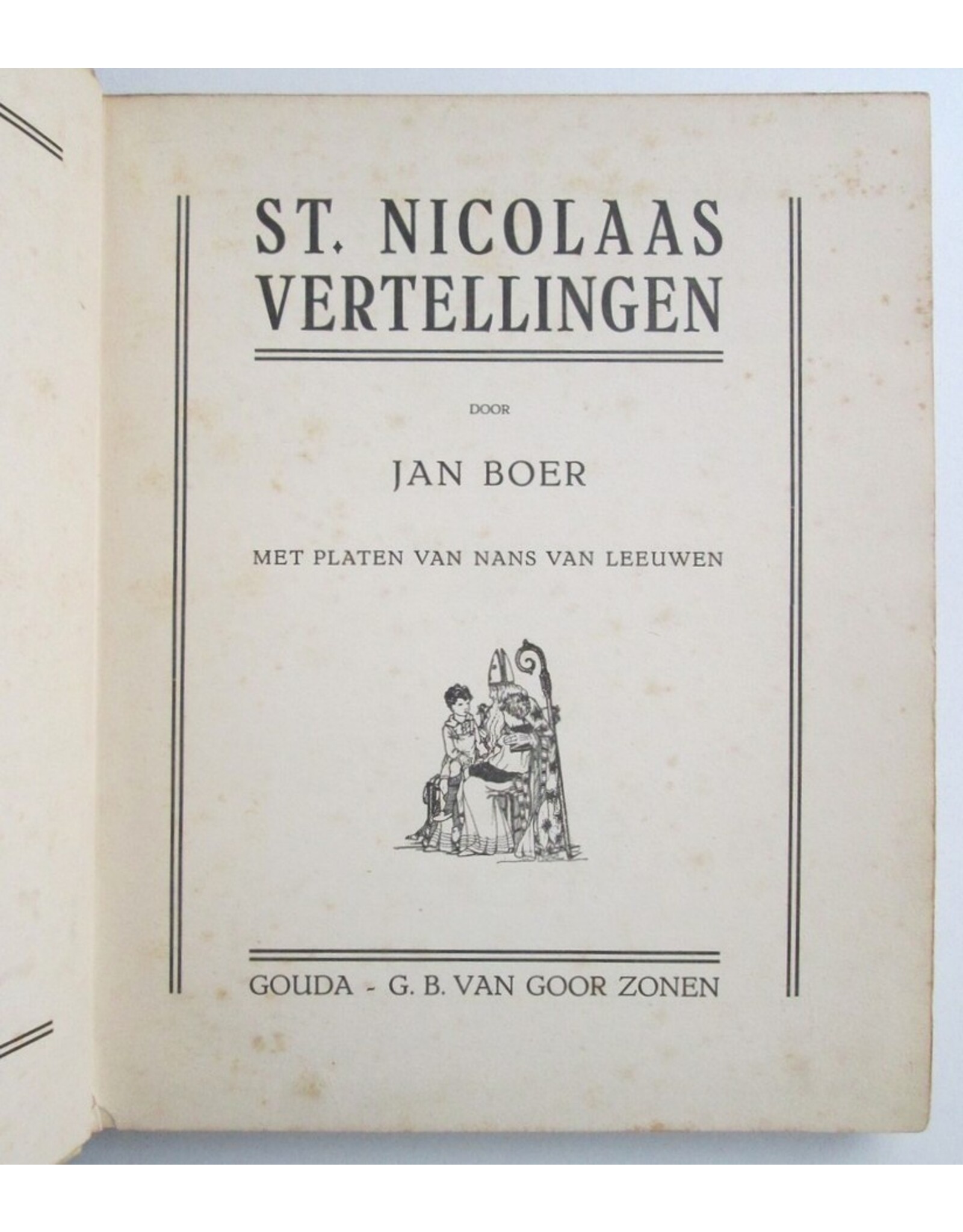 Jan Boer - St. Nicolaas Vertellingen. Met platen van Nans van Leeuwen