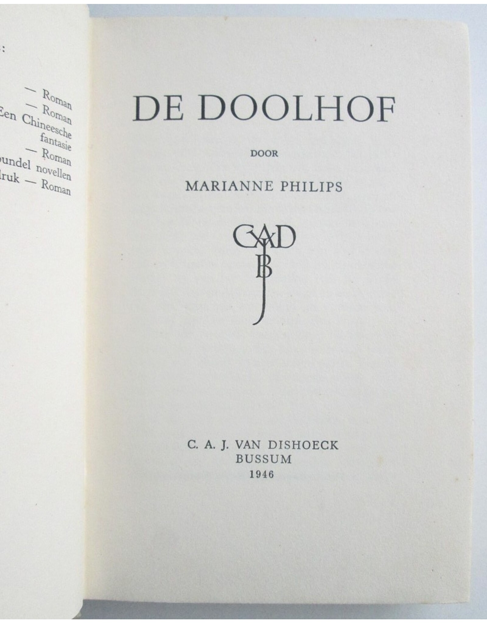 Marianne Philips - De doolhof