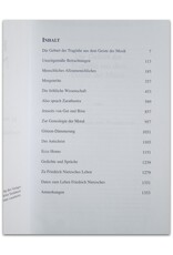 Friedrich Nietzsche - Gesammelte Werke. Auf Grundlage der von Dr. Walther Linden besorgten Ausgabe. Neu bearbeitet von Dr. Wolfgang Deninger
