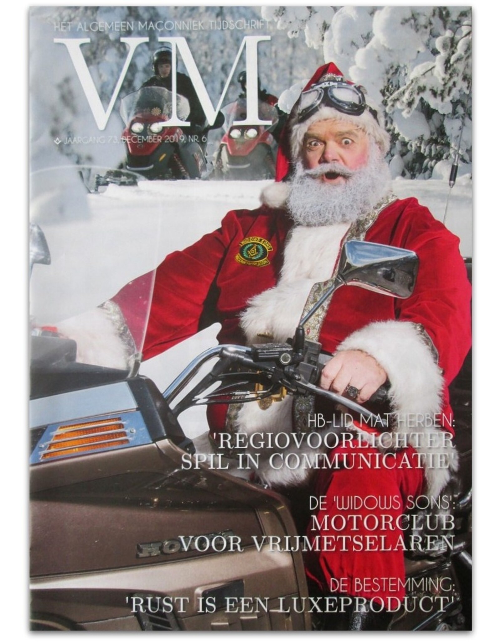 Henk Hendrikx [ed.] - VM Het Algemeen Maçonniek Tijdschrift Jaargang 73 Nr. 6 [Kerst Special]