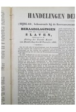 [Reinier & Benjamin Arrenberg] - Rotterdamsche Courant No. 285 to 309 [Slavery]
