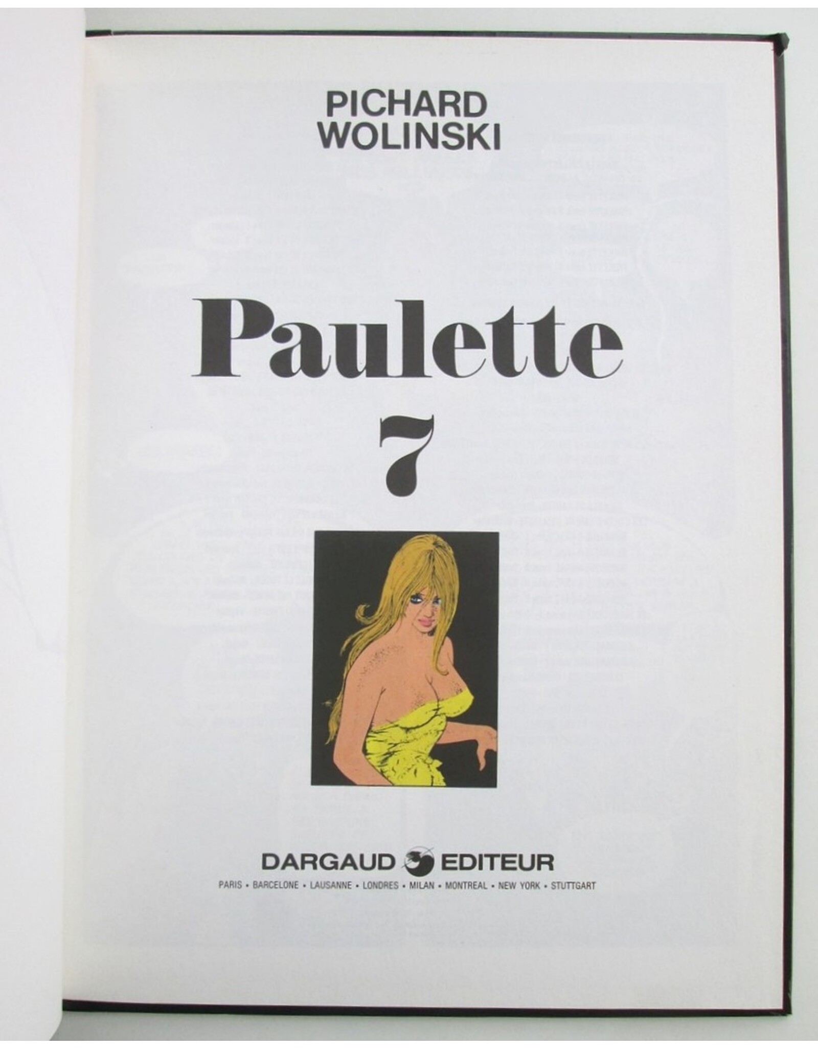 G. Pichard & Wolinksi - Paulette Tome 7
