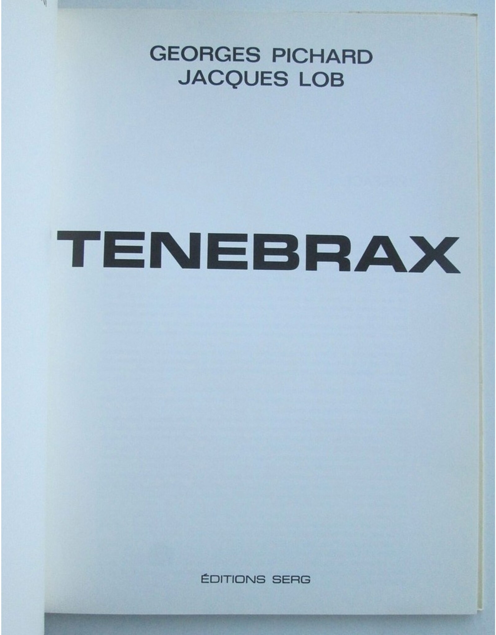 Georges Pichard & Jacques Lob - Ténèbrax