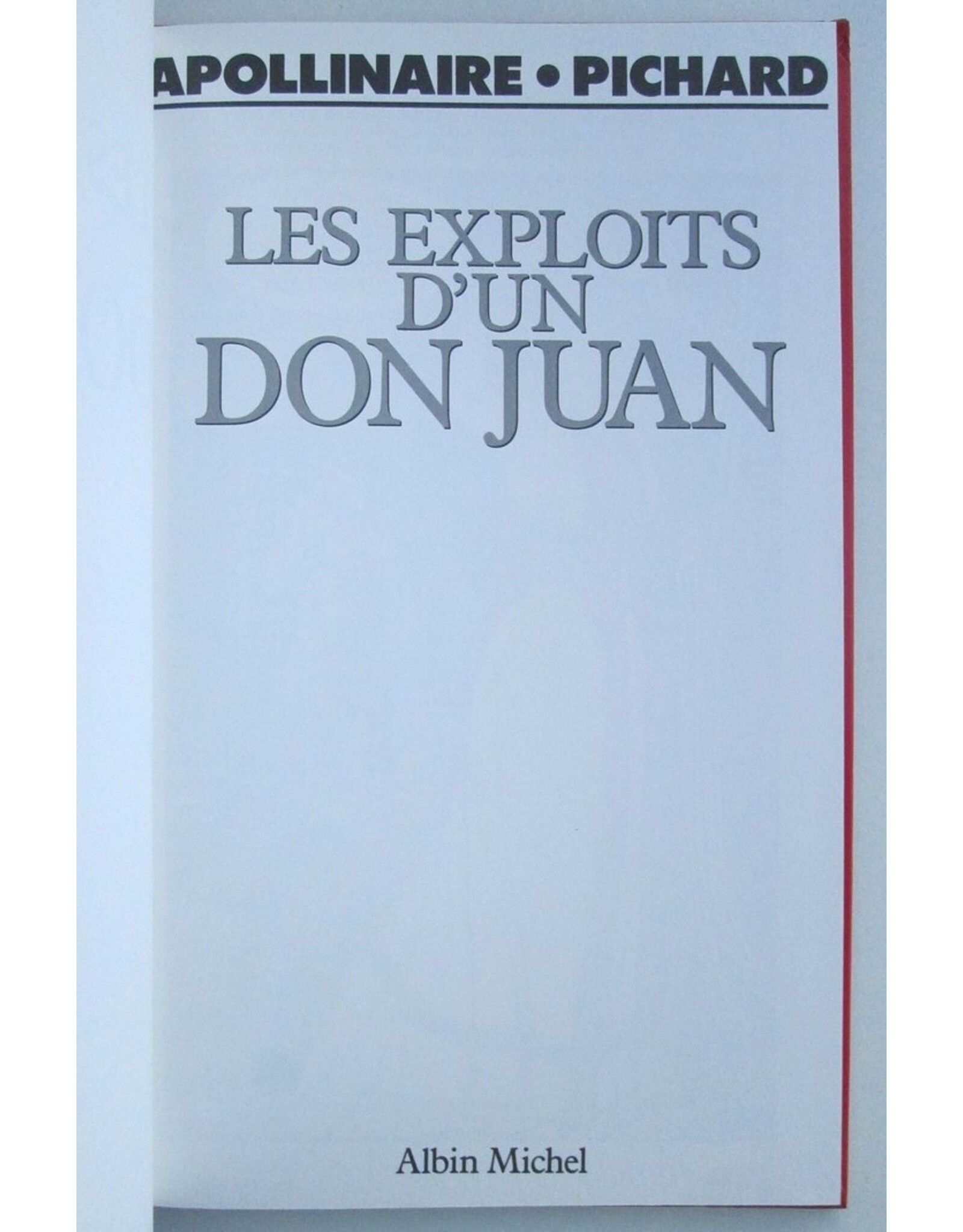 Apollinaire & Pichard - Les exploits d'un Don Juan