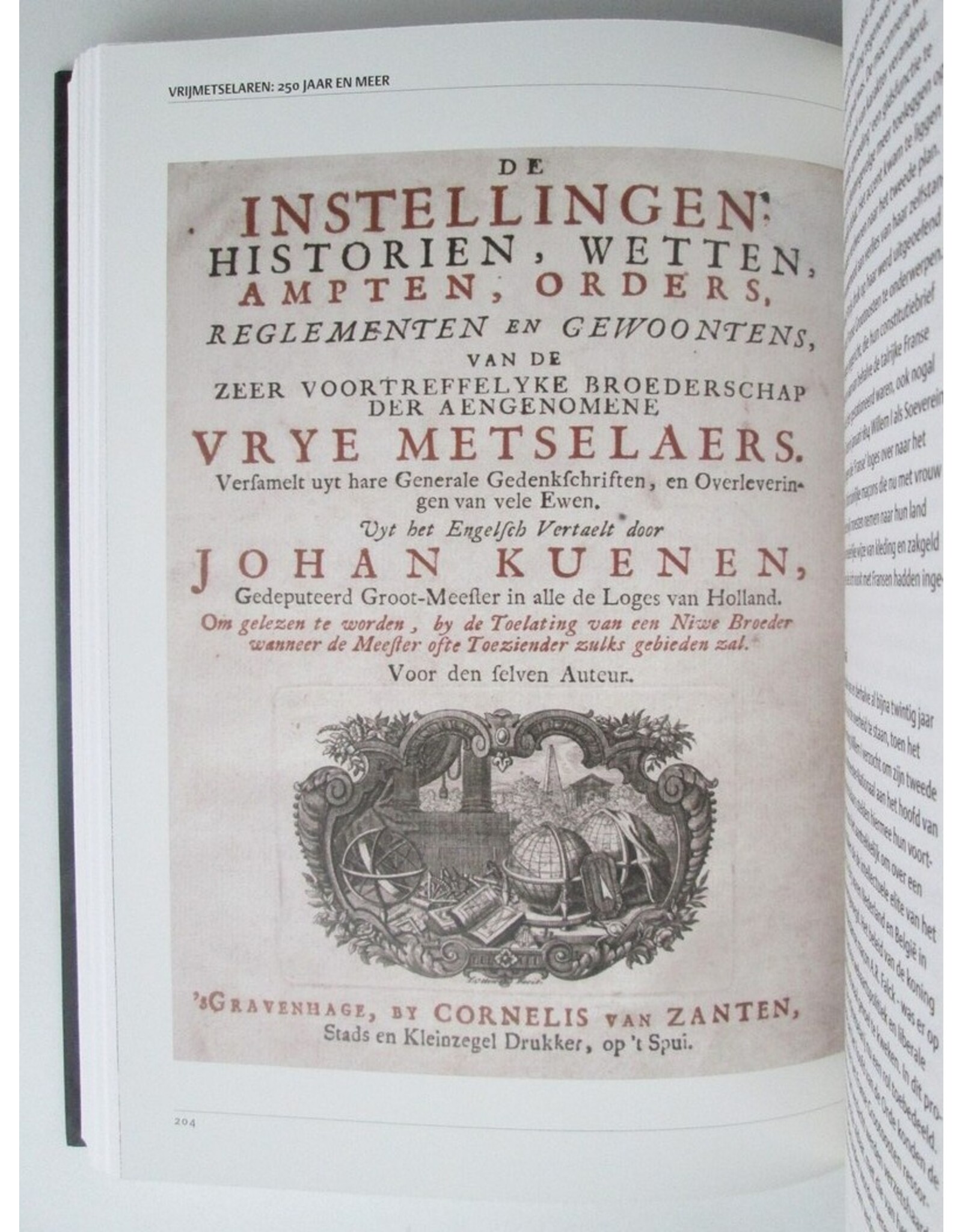 Anton W.F.M. van de Sande & M.J.M. de Haan - 250 jaar Orde van Vrijmetselaren. [Complete]