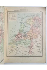 R. Bos - Atlas der geheele aarde in 44 kaarten en vele bijkaarten. Zes en twintigste druk. Herzien door K. Zeeman