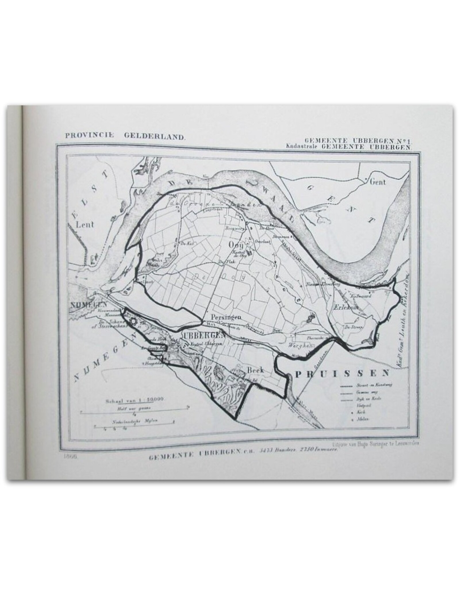 J. Kuyper - Gemeente Atlas van de provincie Gelderland 1868. Naar officieele bronnen bewerkt [Facsimile-uitgave]