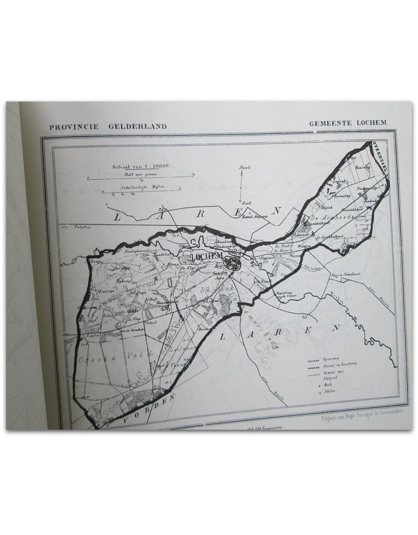 J. Kuyper - Gemeente Atlas van de provincie Gelderland 1868. Naar officieele bronnen bewerkt [Facsimile-uitgave]