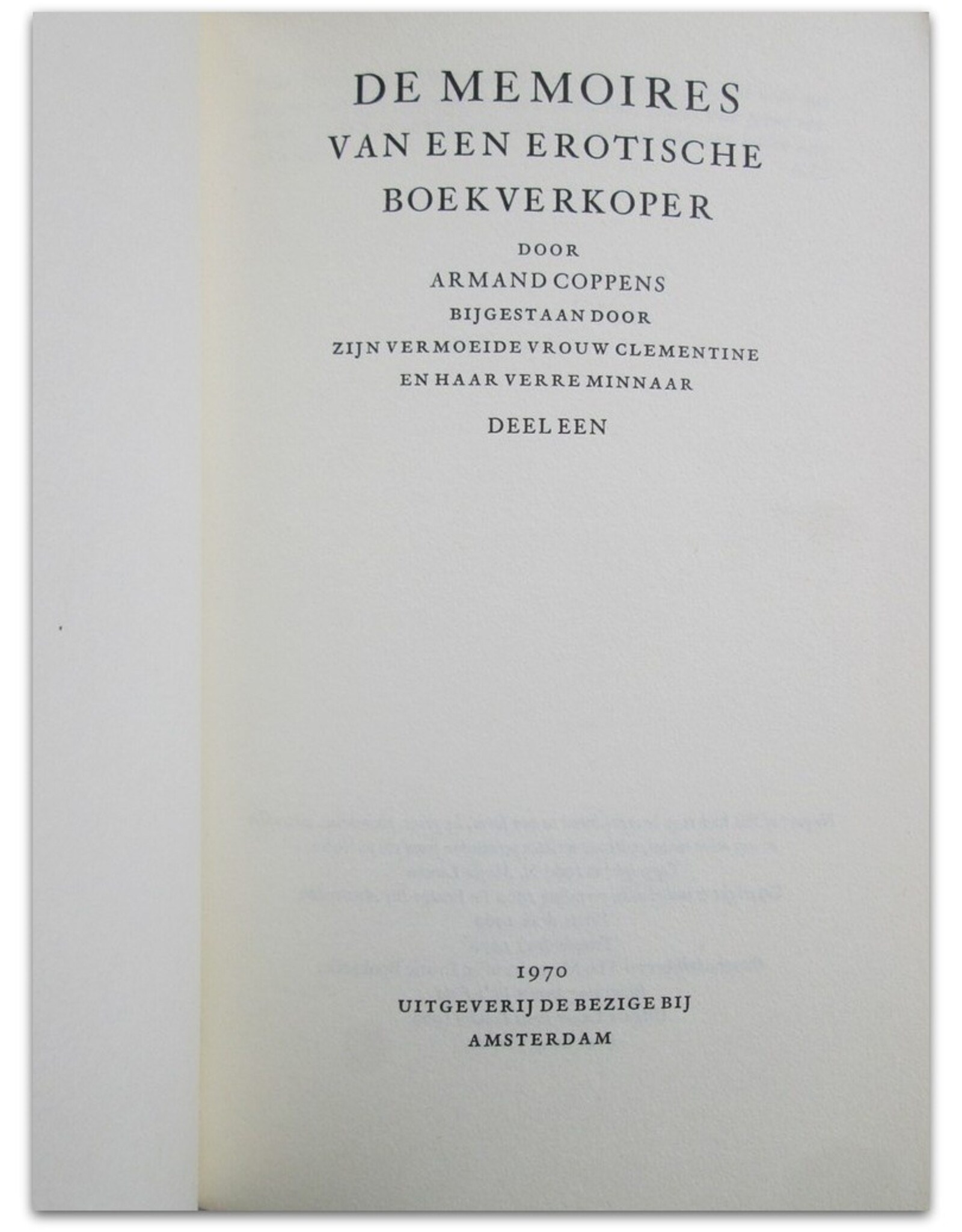 Armand Coppens - De memoires van een erotische boekverkoper [Second edition]