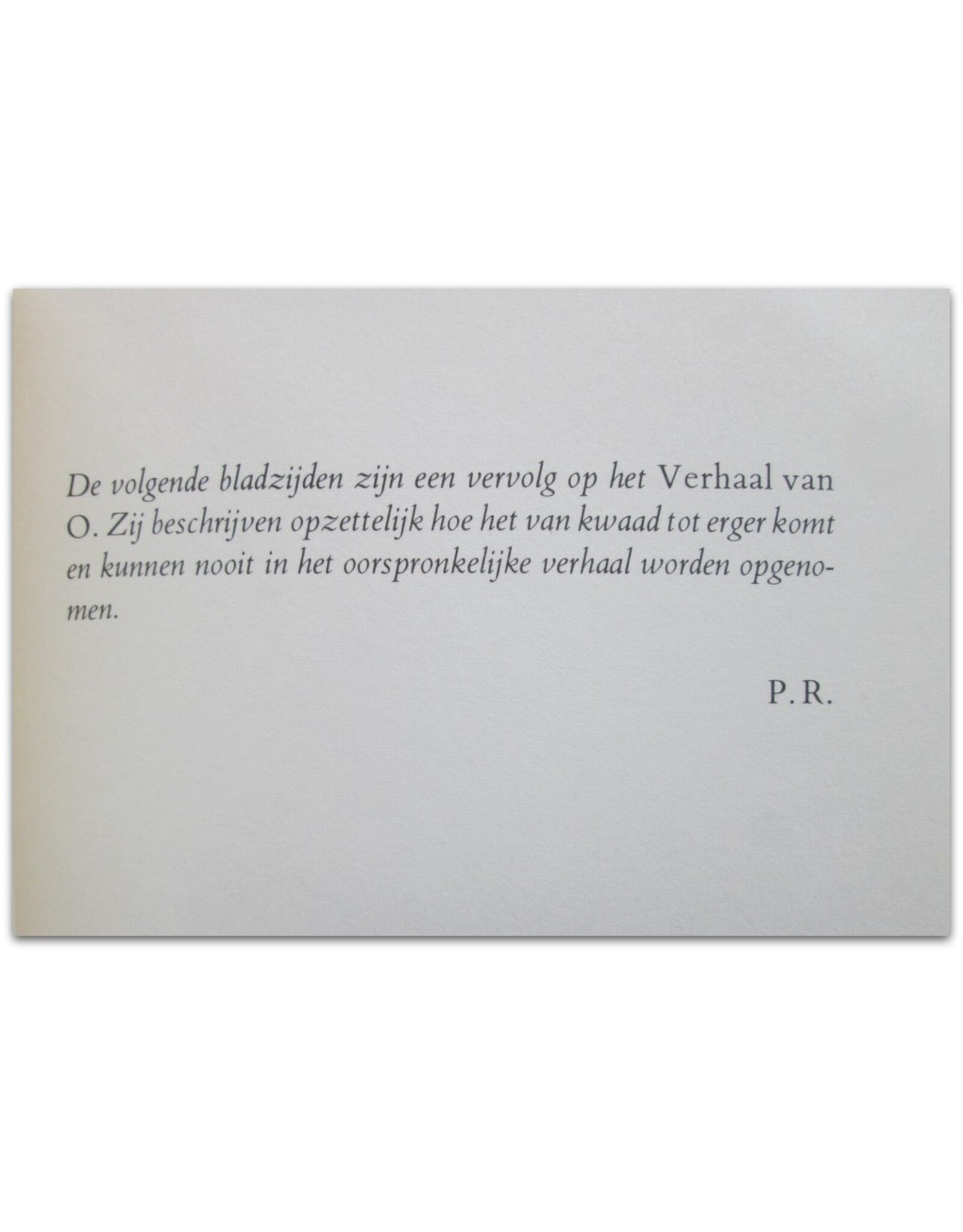 Pauline Réage - Terug naar Roissy [Vervolg op Verhaal van O]. Vertaling Adriaan Morriën en Anna Tilroe