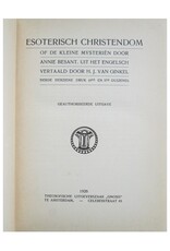 Annie Besant - Esoterisch Christendom of De kleine Mysteriën. [...]