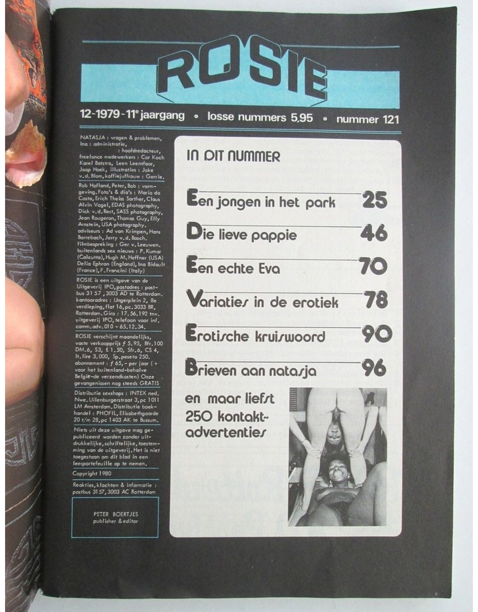 Peter Boertjes [red.] - Rosie nummer 121 - 11e Jaargang. Het blad dat kontakten legt!!!