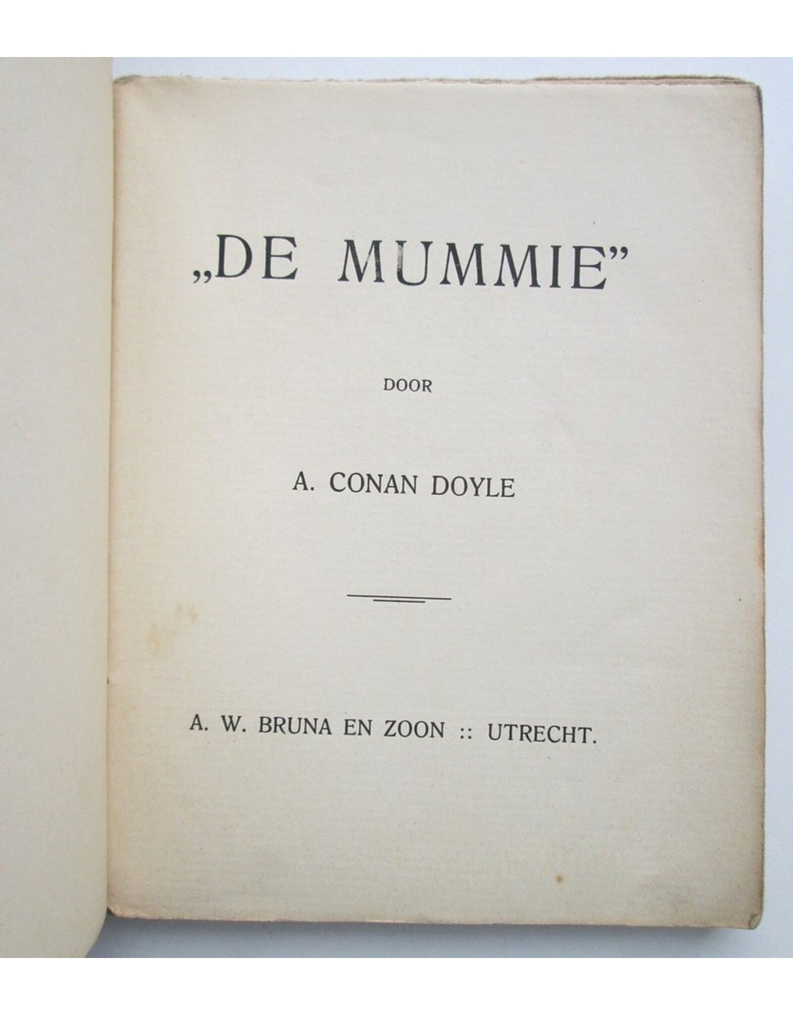 A. Conan Doyle - De Mummie