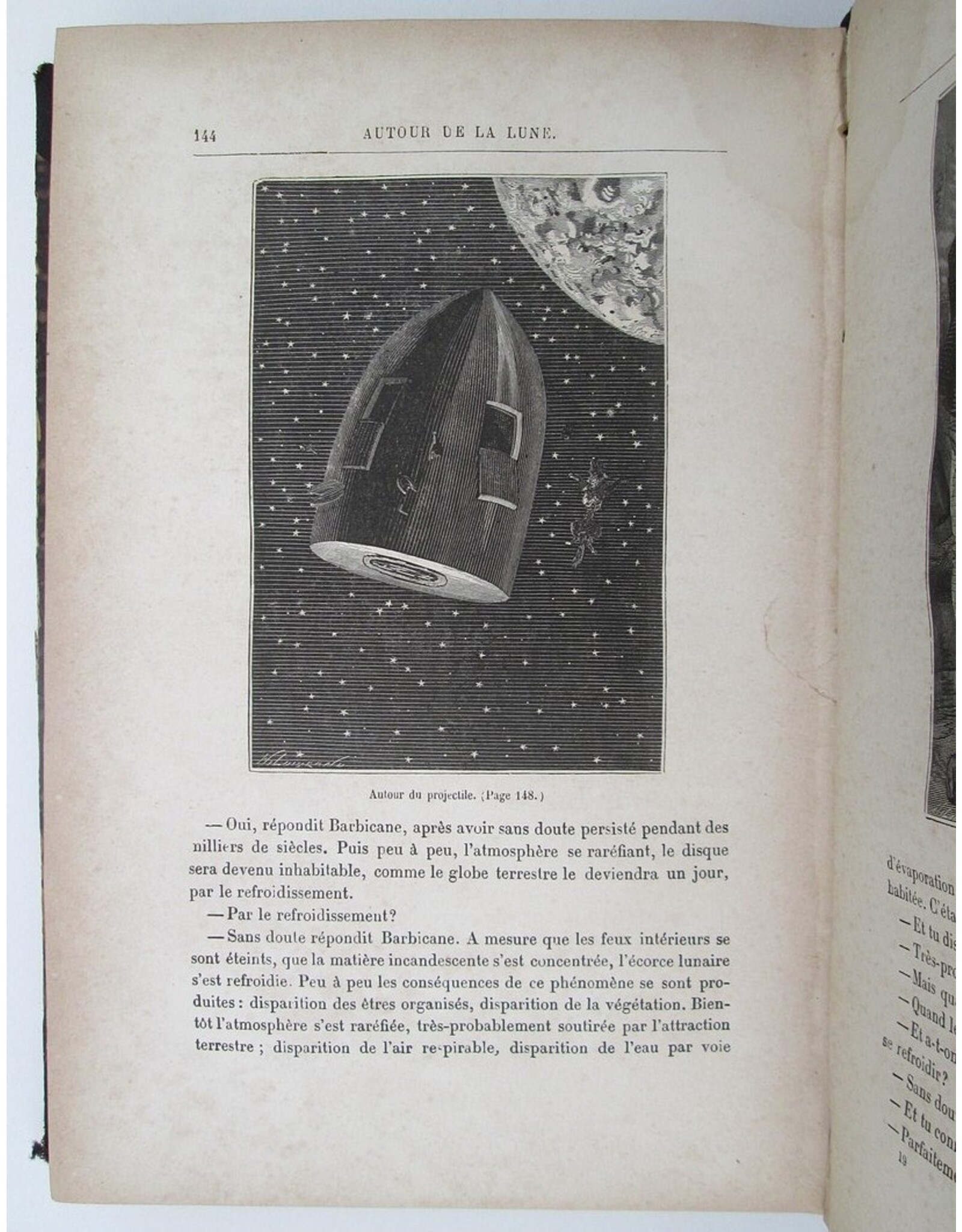 Jules Verne - De la terre a la lune. Trajet direct en 97 heures et 20 minutes [...] suivi de Autour de la lune [...]. Les Voyages Extraordinaires.