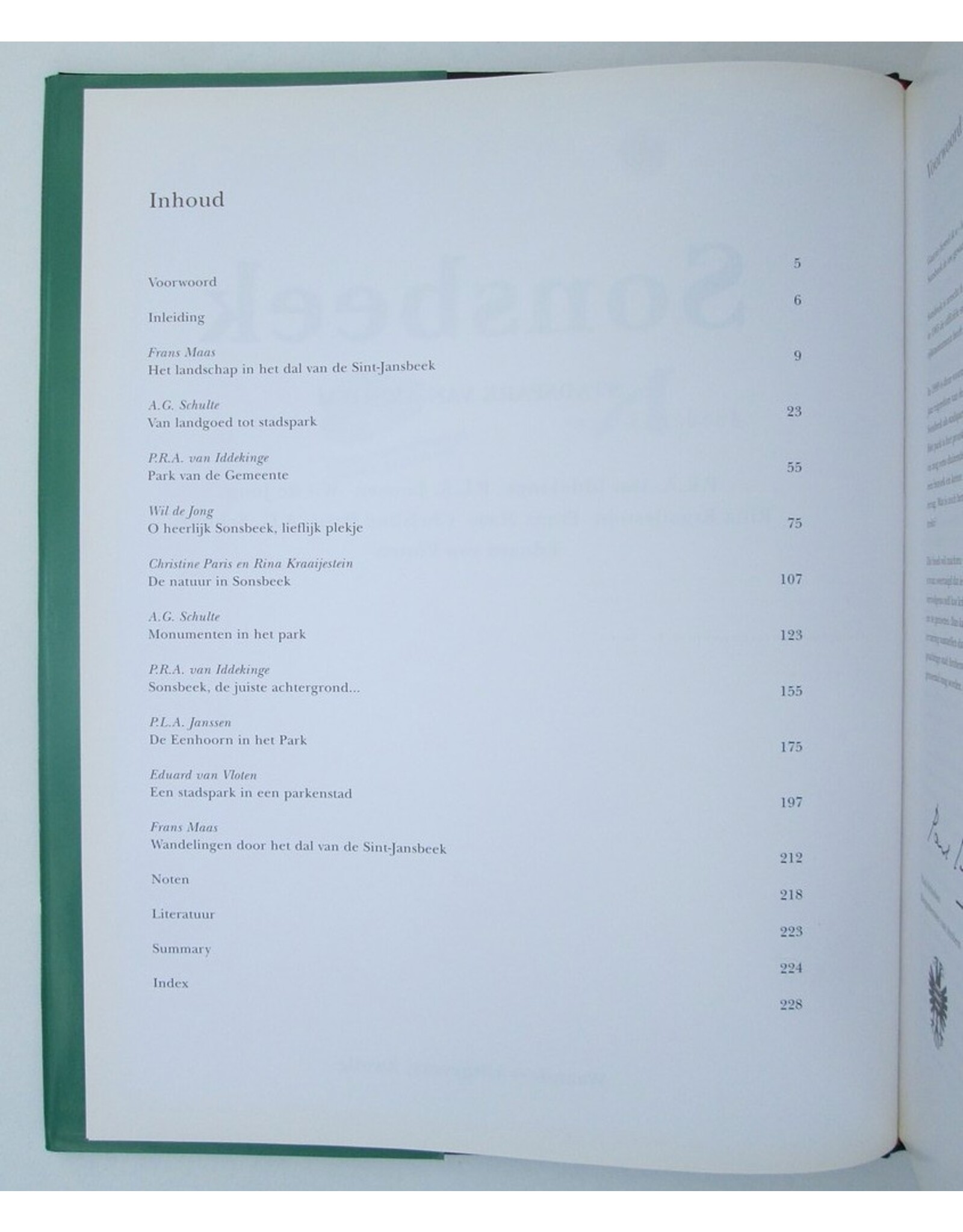 P.R.A. van Iddekinge [ed.] - Sonsbeek: Stadspark van Arnhem