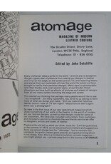 John Sutcliffe [red.] - Atomage No 1. Magazine of Modern Leather Couture