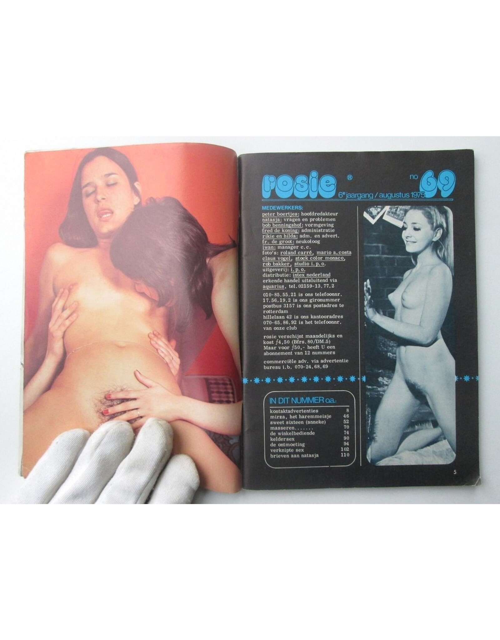 Peter Boertjes [red.] - Rosie nummer 69. 6e Jaargang [Bananen-cover]