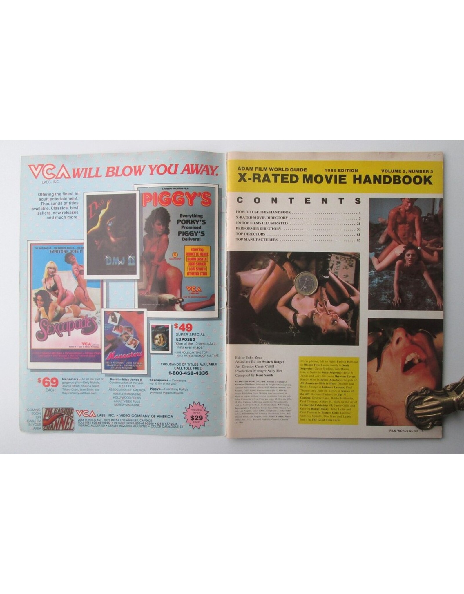 John Zeus [ed.] - Adam Film World Guide Volume 2, No. 3: X-Rated Movie Handbook 1985 Edition