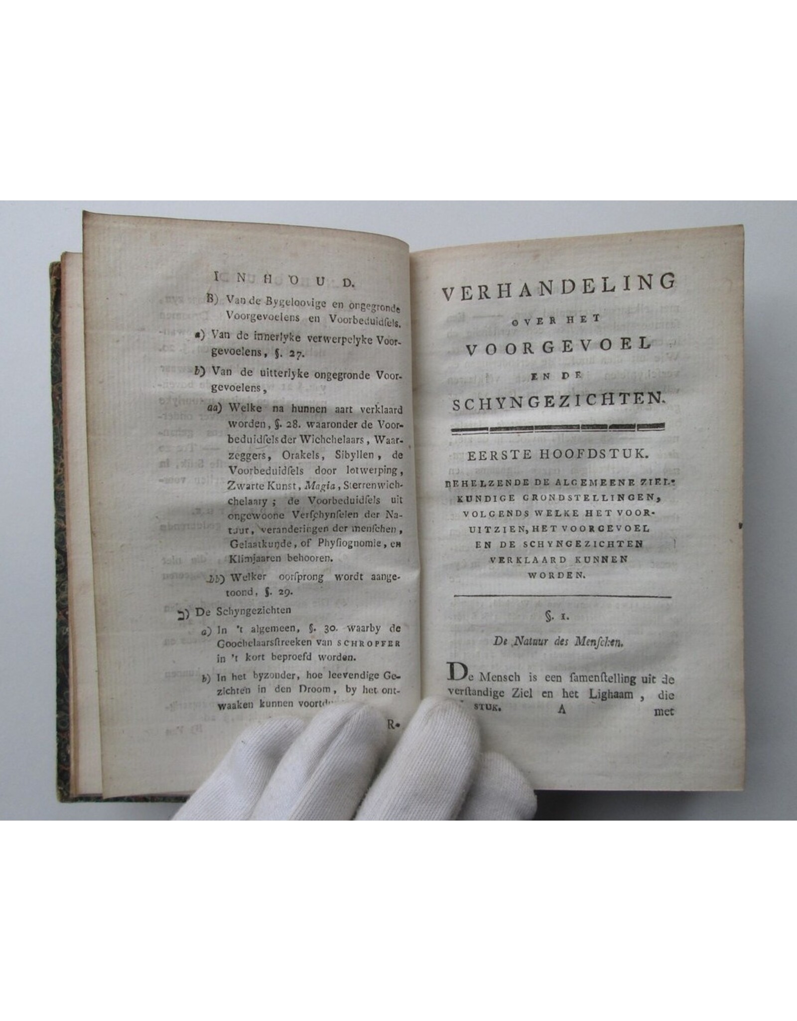 Justus Christiaan Hennings - Verhandeling over het Voorgevoel en de Schyngezichten. Uit het Hoogduitsch. Eerste Stuk