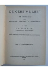 H.P. Blavatsky - De Geheime Leer [2 parts in one binding]:  I. Cosmogenesis; II. Anthropogenesis