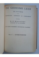 H.P. Blavatsky - De Geheime Leer [2 parts in one binding]:  I. Cosmogenesis; II. Anthropogenesis