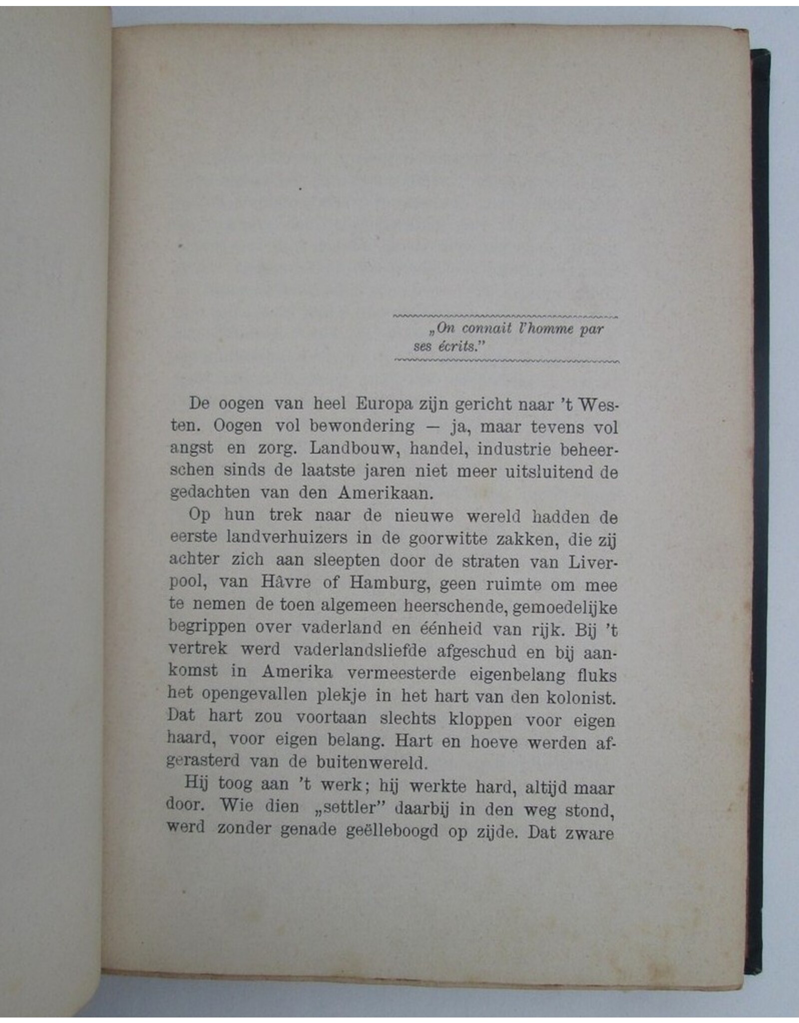 Theodore Roosevelt - Amerikanisme. Vertaald en met voorwoord door J. de Hoop Scheffer
