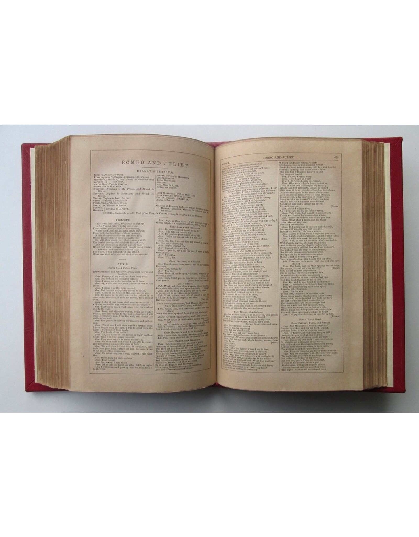 The Complete Works of William Shakespeare. From the Text of Johnson, Steevens & Reed with Biographical Sketch by Mary Cowden Clarke