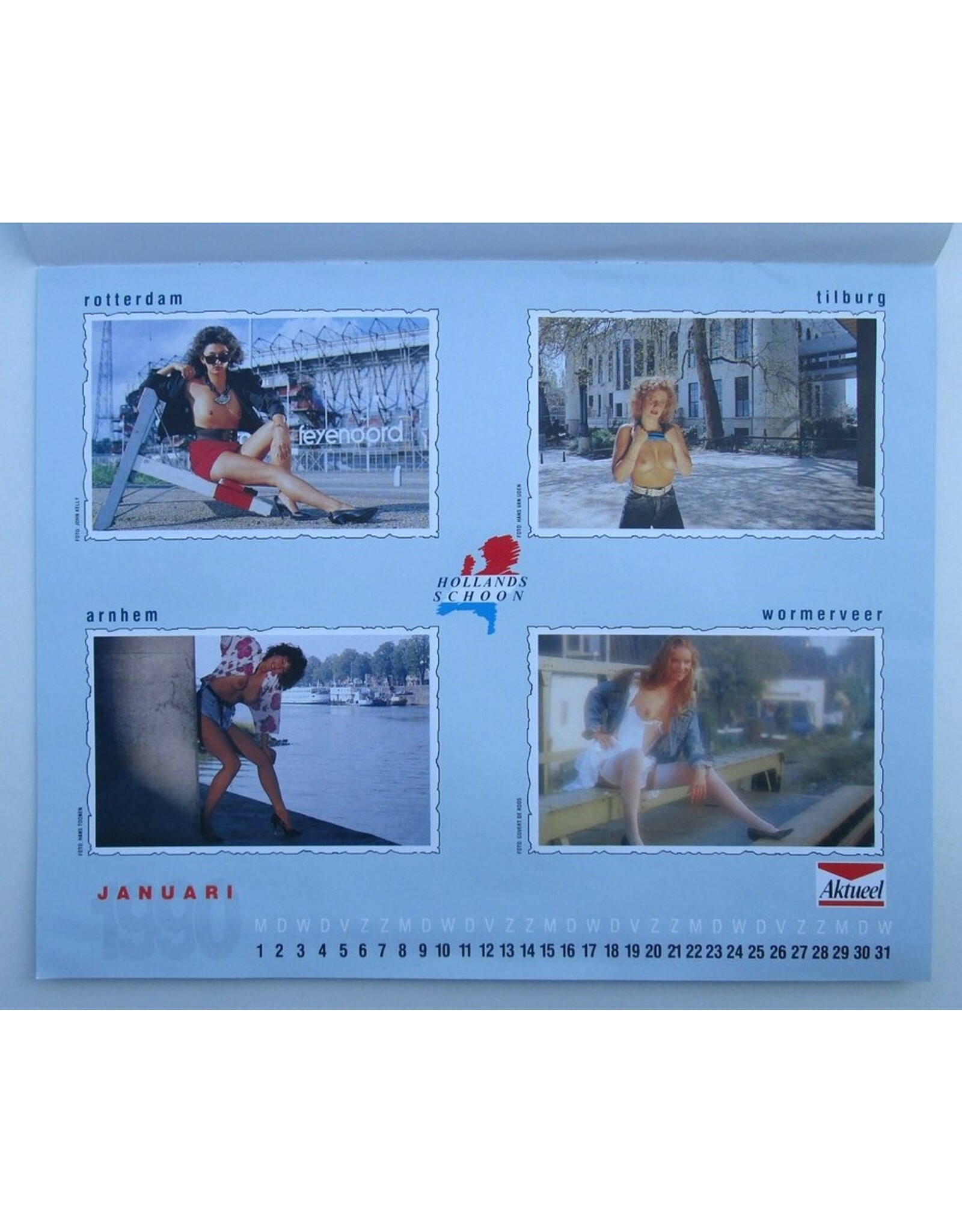 Peter R. de Vries & Govert de Roos [e.a.] - Aktueel Hollands Schoon [Kalender 1990]